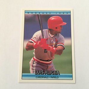 1992 Donruss Luis Alicea Baseball Card #560 Cardinals